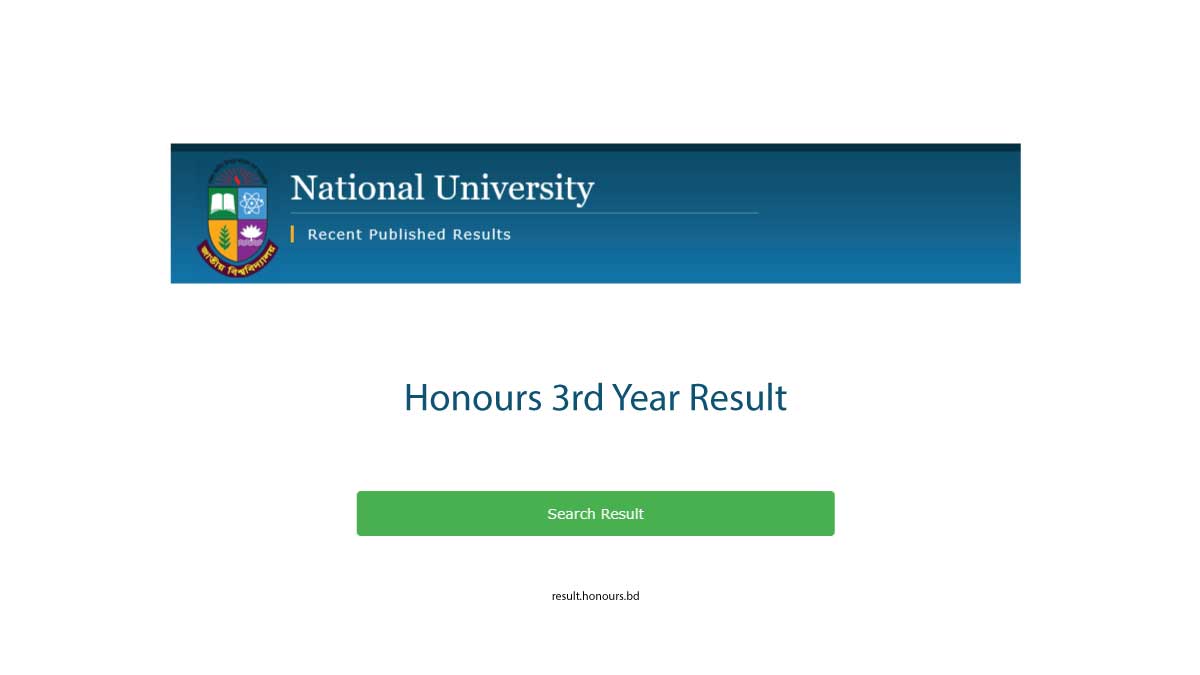 Honours 3rd Year Result Feature Image